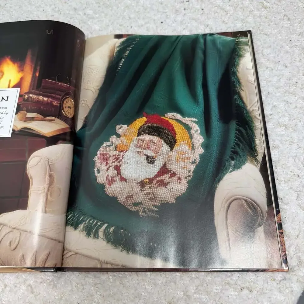 Leisure Arts Down Santa Claus Lane Hardcover Book